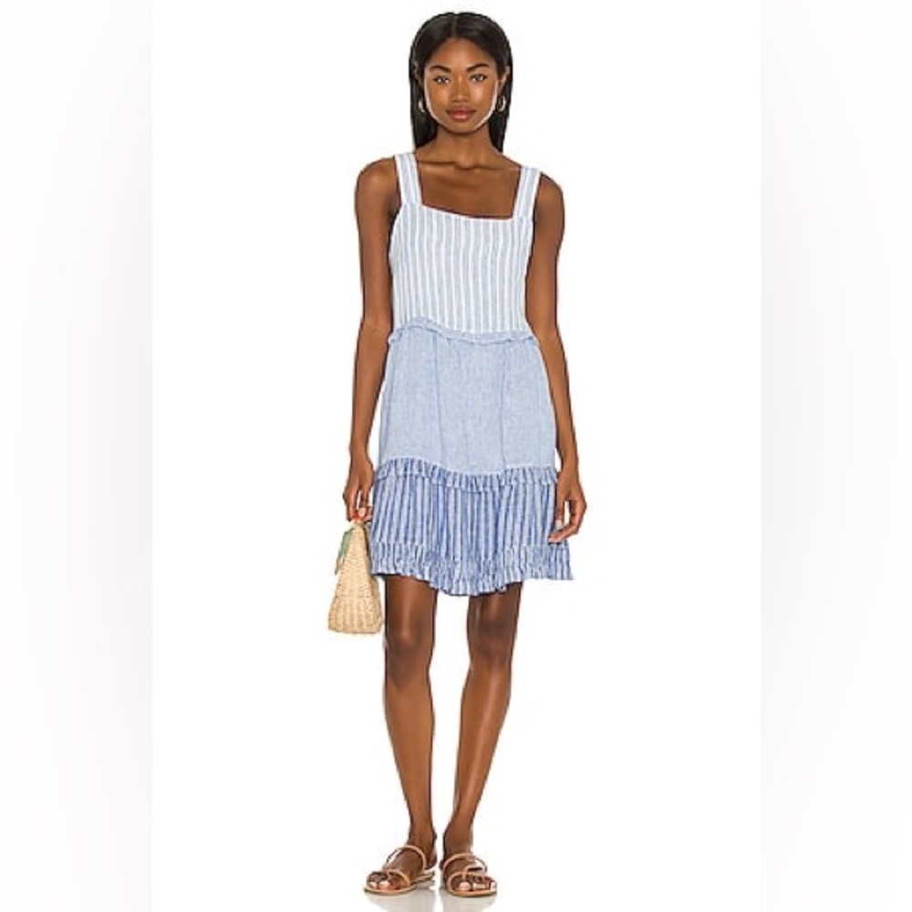 Rails Sandy striped sleeveless dress